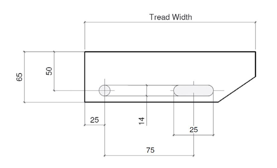 155,165,185mm Treadwidths