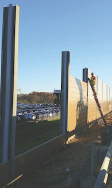 AcoustaShield 12-inch high horizontal panels
