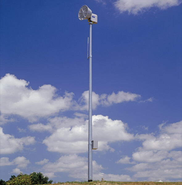 security camera mounting pole