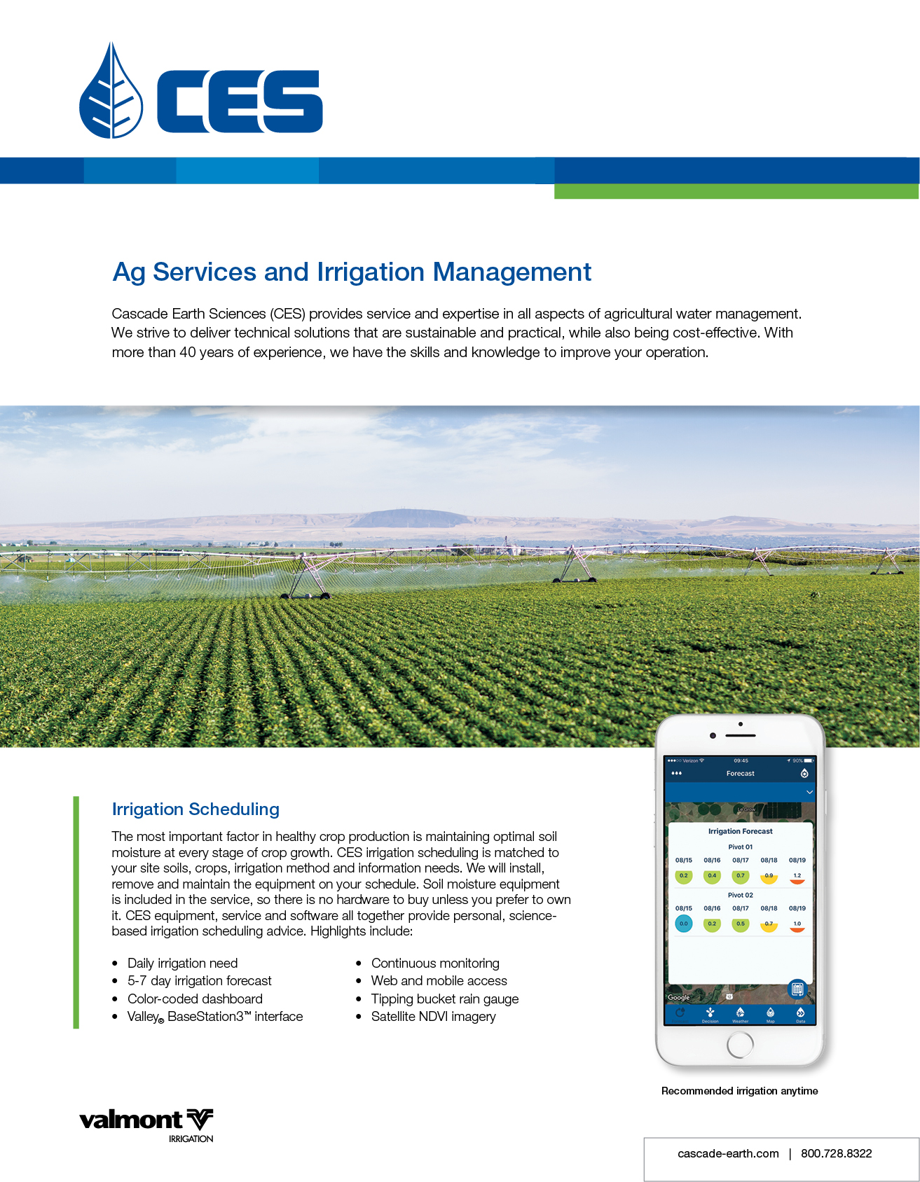 ces ag services product sheet