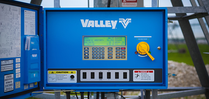 valley autopilot linear control panel for linear irrigation
