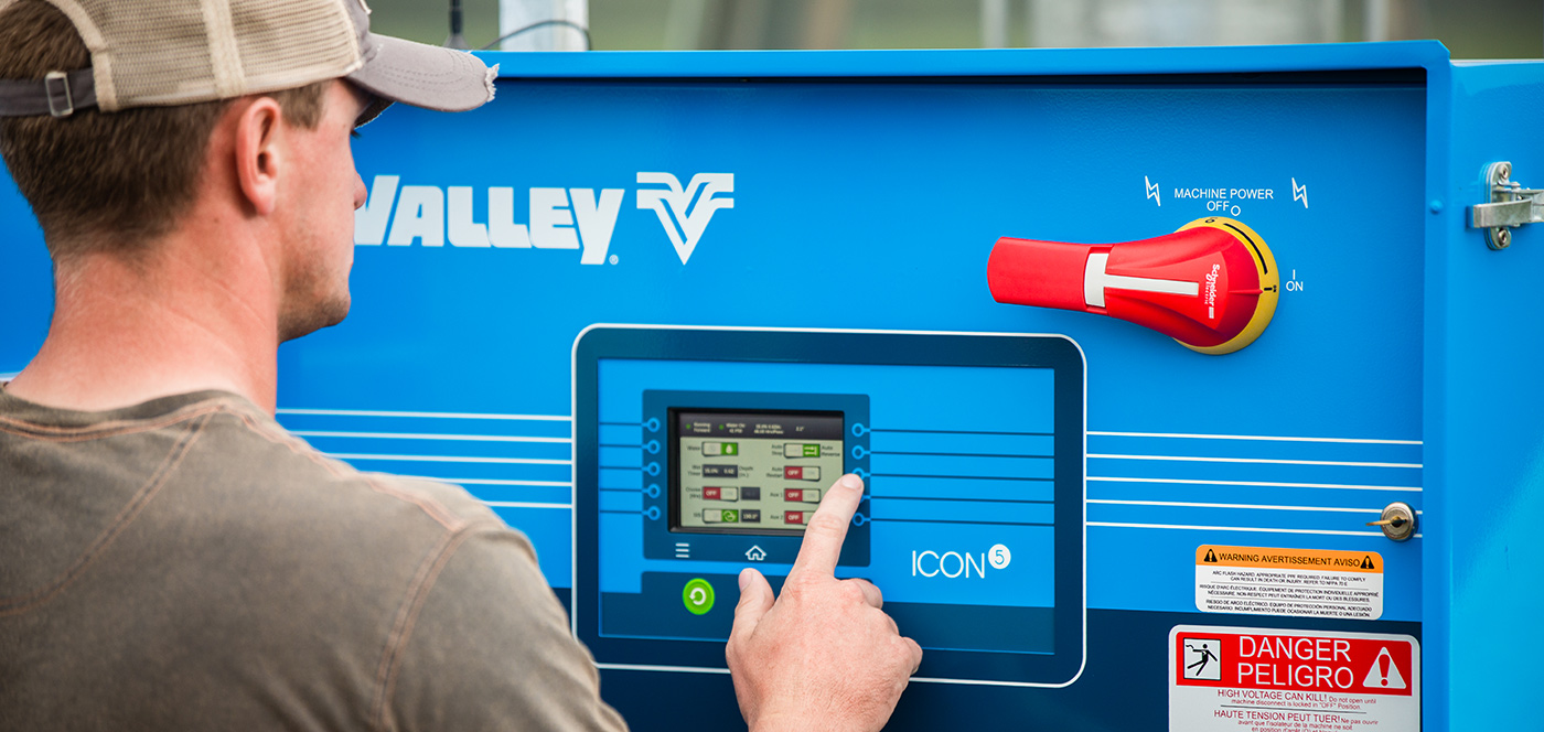 valley icon5 smart panel for center pivot irrigation