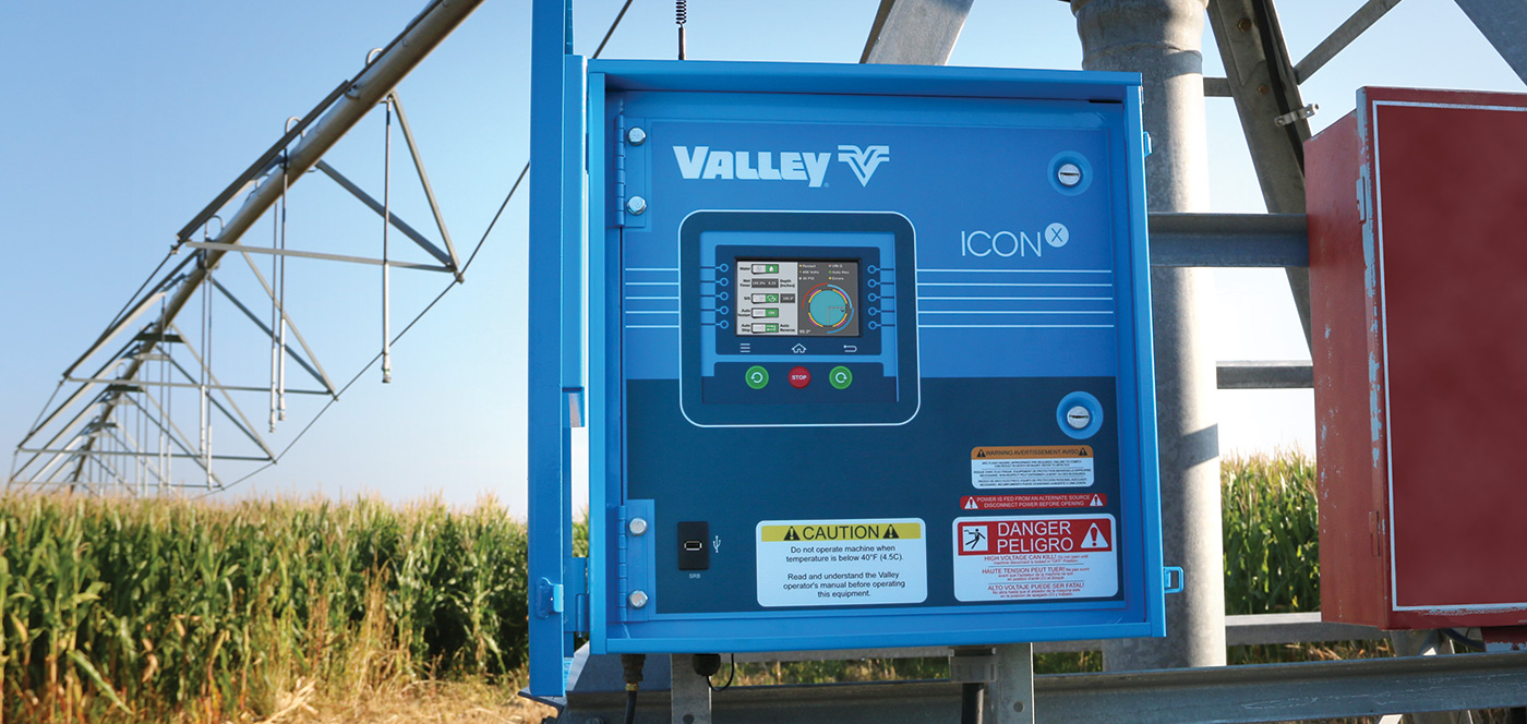 valley iconx smart panel for center pivot irrigation