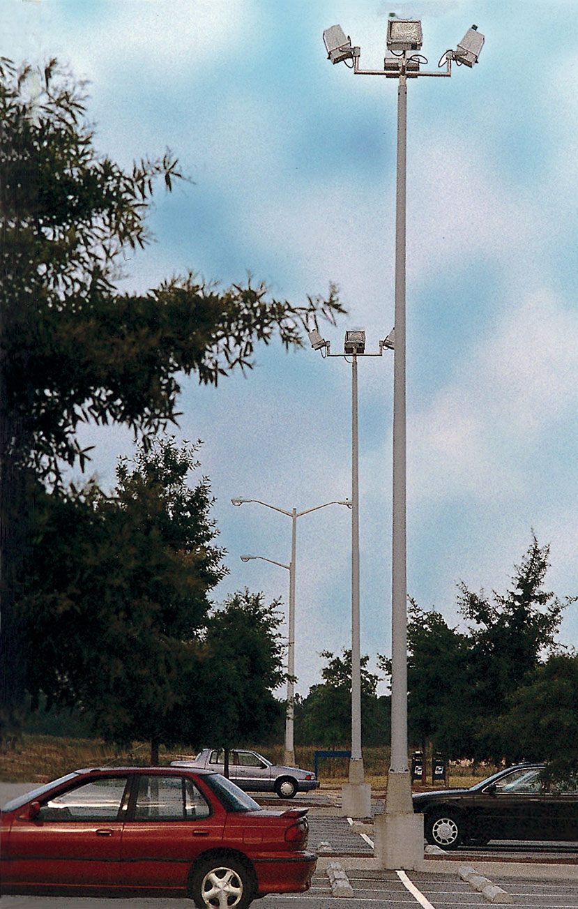 Shakespeare round-tapered light poles